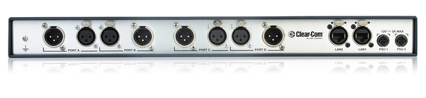 FOUR CHANNEL PARTYLINE IP COMMUNICATIONS INTERFACE FOR EXTENDING PARTYLINE AUDIO COMMUNICATIONS